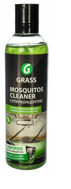 Омыватель стекол летний GRASS Mosquitos Cleaner супер концентрат 250мл 110104