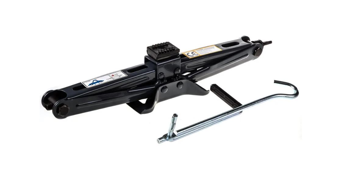 Домкрат мех. ромб. 2т (h 115-425мм) SKYWAY с резиновой опорной частью в сумке SJ-2A S01801006