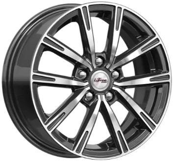 диски IFREE ДРАЙВЕР 6,0xR15 5x100 57,1 43 Блэк-Джек