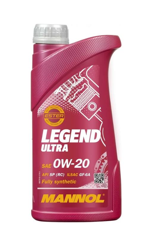 Mannol 0W20  Legend Ultra SN Plus 1л