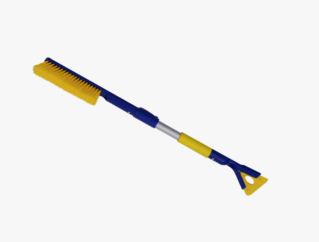 Щетка от снега со скребком GOODYEAR 78-100 см  телескопическая со съемным скребком